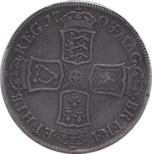 1703 HALFCROWN ( GVF ) VIGO - HALFCROWN - Cambridgeshire Coins