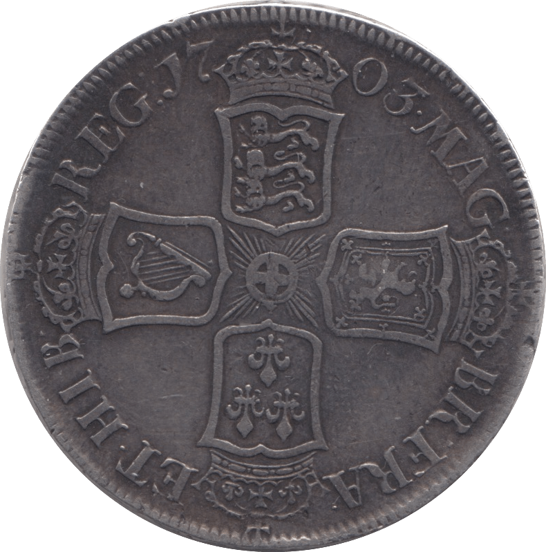 1703 HALFCROWN ( GVF ) VIGO - HALFCROWN - Cambridgeshire Coins