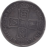 1703 HALFCROWN ( GVF ) VIGO - HALFCROWN - Cambridgeshire Coins