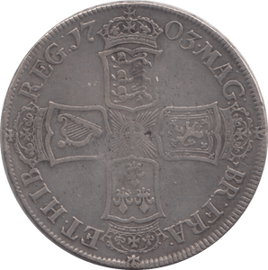 1703 HALFCROWN ( VF ) - HALFCROWN - Cambridgeshire Coins