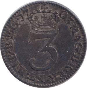 1703 MAUNDY THREEPENCE ( VF ) - MAUNDY THREEPENCE - Cambridgeshire Coins