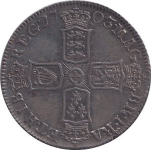 1703 SHILLING ( GVF ) VIGO - SHILLING - Cambridgeshire Coins