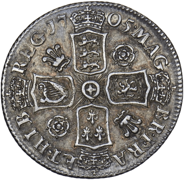 1705 SHILLING ( GVF ) - Shilling - Cambridgeshire Coins