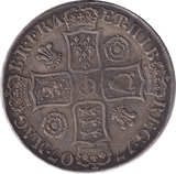 1707 CROWN ( EF ) - CROWN - Cambridgeshire Coins