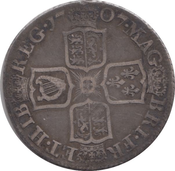 1707 SHILLING ( GF ) - Shilling - Cambridgeshire Coins