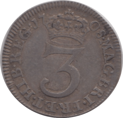 1708 MAUNDY THREEPENCE ( GVF ) - MAUNDY THREEPENCE - Cambridgeshire Coins