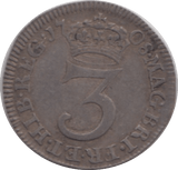 1708 MAUNDY THREEPENCE ( GVF ) - MAUNDY THREEPENCE - Cambridgeshire Coins