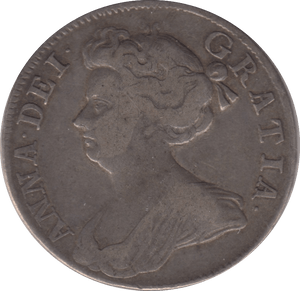 1709 HALFCROWN ( VF ) - Halfcrown - Cambridgeshire Coins