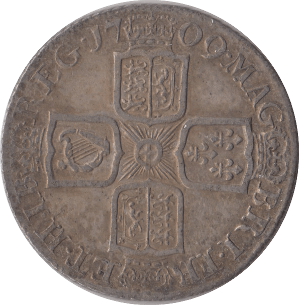 1709 SHILLING ( VF ) - SHILLING - Cambridgeshire Coins