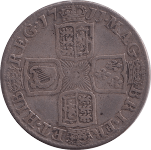 1711 SHILLING ( FINE ) - Shilling - Cambridgeshire Coins