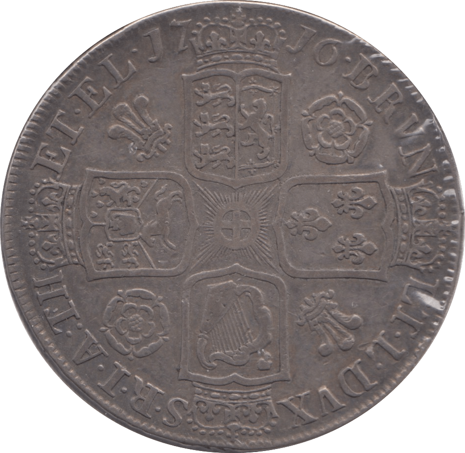 1716 CROWN ( VF ) - CROWN - Cambridgeshire Coins