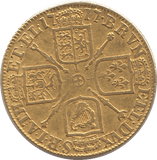 1717 GOLD ONE GUINEA ( VF ) SCARCE DATE - Guineas - Cambridgeshire Coins