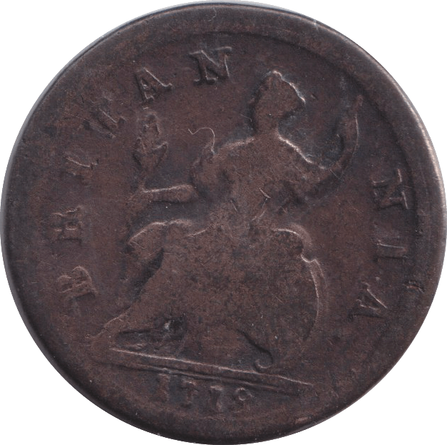 1718 HALFPENNY ( FAIR ) - HALFPENNY - Cambridgeshire Coins