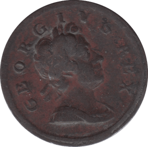 1718 HALFPENNY ( FINE ) - Halfpenny - Cambridgeshire Coins