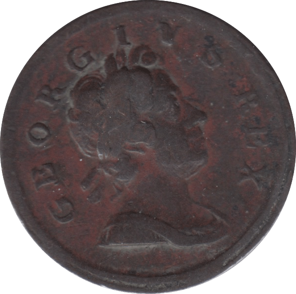 1718 HALFPENNY ( FINE ) - Halfpenny - Cambridgeshire Coins