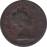 1718 HALFPENNY ( FINE ) - Halfpenny - Cambridgeshire Coins