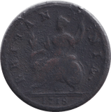 1718 HALFPENNY ( NF ) - HALFPENNY - Cambridgeshire Coins