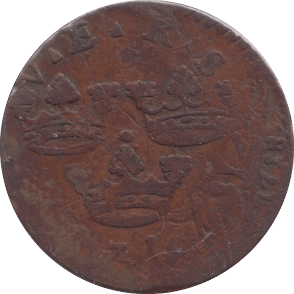 1718 ONE ORE SWEDEN - WORLD COINS - Cambridgeshire Coins