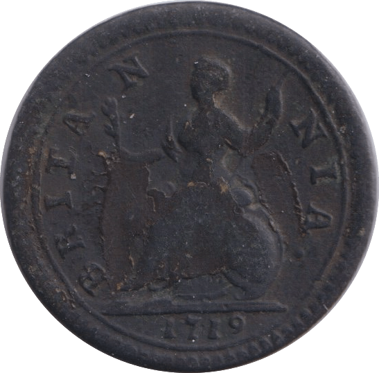 1719 FARTHING ( GF ) - FARTHING - Cambridgeshire Coins