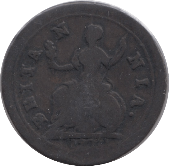 1720 FARTHING ( FINE ) - Farthing - Cambridgeshire Coins