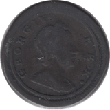 1720 FARTHING ( FINE ) - Farthing - Cambridgeshire Coins