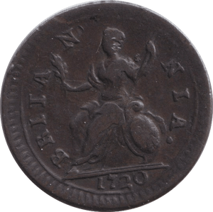 1720 FARTHING ( GF ) - FARTHING - Cambridgeshire Coins