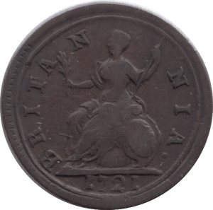 1721 FARTHING ( GF ) - Farthing - Cambridgeshire Coins