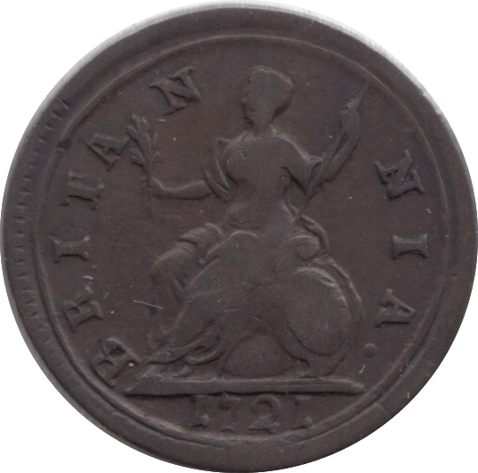 1721 FARTHING ( GF ) - Farthing - Cambridgeshire Coins