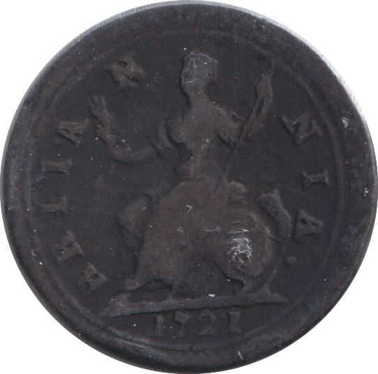 1721 FARTHING ( GF ) - FARTHING - Cambridgeshire Coins