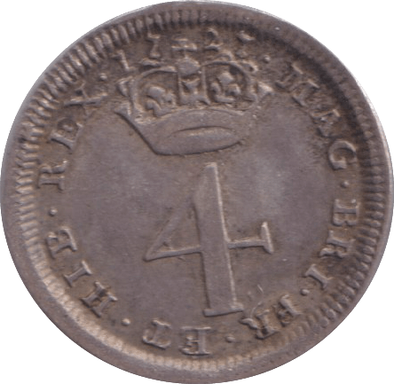 1721 MAUNDY FOURPENCE ( GVF ) - MAUNDY FOURPENCE - Cambridgeshire Coins