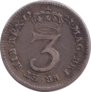 1721 MAUNDY THREEPENCE ( VF ) - MAUNDY THREEPENCE - Cambridgeshire Coins