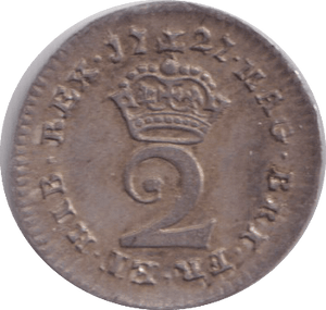 1721 MAUNDY TWOPENCE ( GVF ) - MAUNDY TWOPENCE - Cambridgeshire Coins