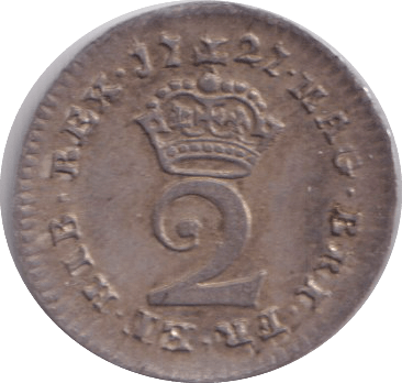 1721 MAUNDY TWOPENCE ( GVF ) - MAUNDY TWOPENCE - Cambridgeshire Coins