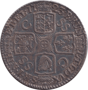 1723 SHILLING ( AUNC ) - SHILLING - Cambridgeshire Coins