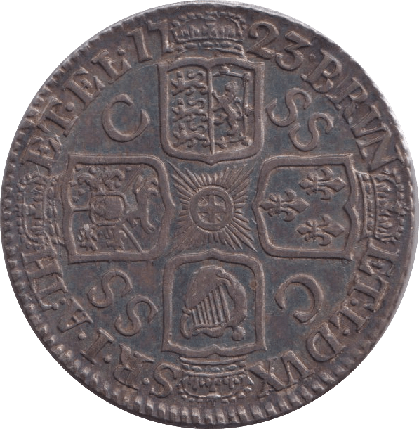 1723 SHILLING ( AUNC ) - SHILLING - Cambridgeshire Coins