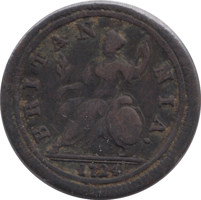 1724 HALFPENNY ( GF ) - Halfpenny - Cambridgeshire Coins