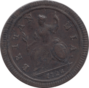 1724 HALFPENNY ( VF ) - Halfpenny - Cambridgeshire Coins