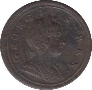 1724 HALFPENNY ( VF ) - Halfpenny - Cambridgeshire Coins