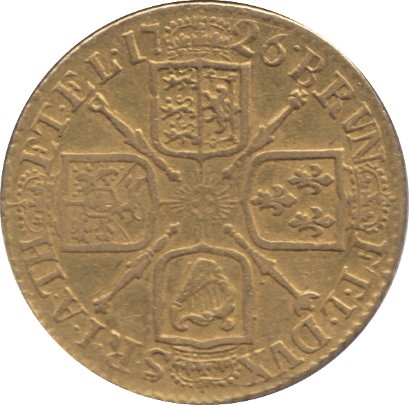 1726 GOLD ONE GUINEA - Guineas - Cambridgeshire Coins