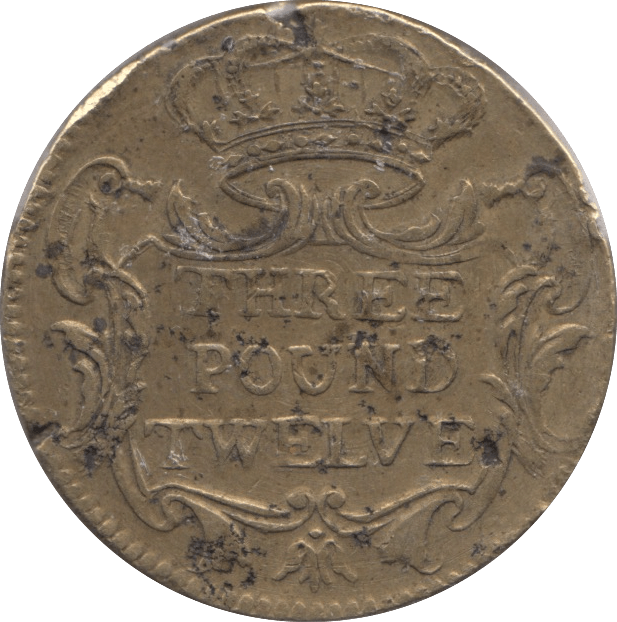 1730 DOUBLE JOHANNES COIN SCALE WEIGHT - COUNTER WEIGHTS - Cambridgeshire Coins