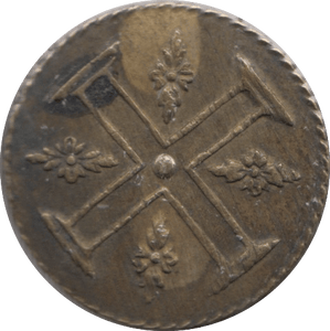 1730 PORTUGUESE MOIDORE COIN SCALE WEIGHT - COUNTER WEIGHTS - Cambridgeshire Coins
