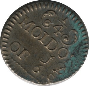1730 PORTUGUESE QUARTER MOIDORE COIN SCALE WEIGHT - COUNTER WEIGHTS - Cambridgeshire Coins