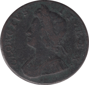 1731 HALFPENNY ( FINE ) - Halfpenny - Cambridgeshire Coins