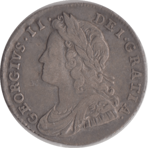 1731 SIXPENCE ( VF ) ROSES AND PLUMES - Sixpence - Cambridgeshire Coins