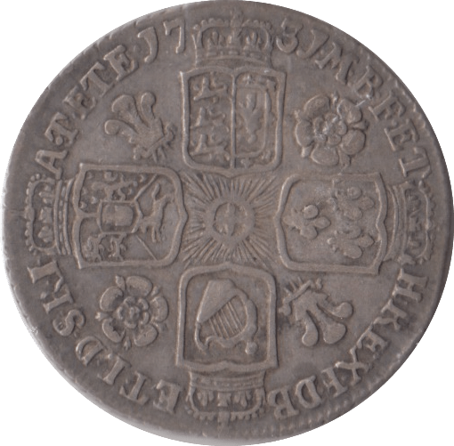 1731 SIXPENCE ( VF ) ROSES AND PLUMES - Sixpence - Cambridgeshire Coins