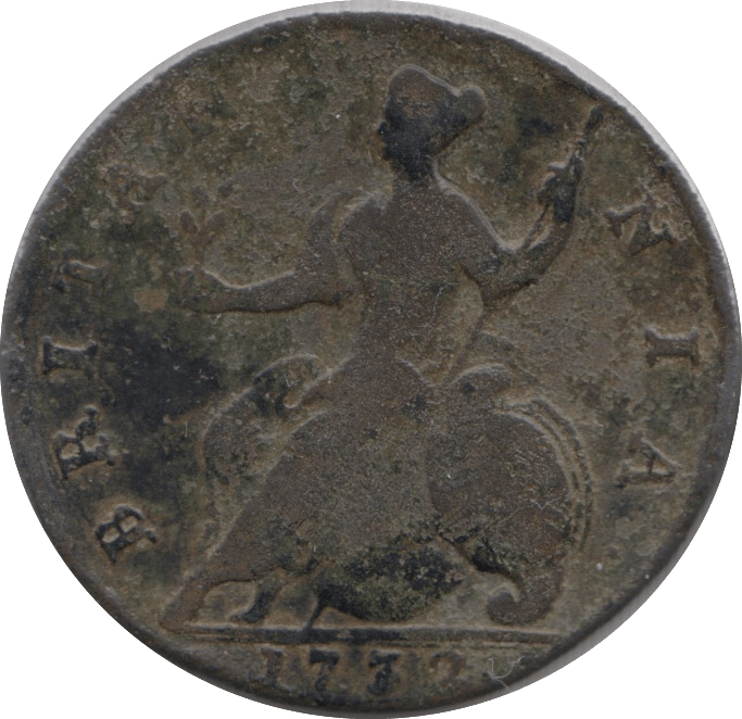 1732 HALFPENNY ( FINE ) - HALFPENNY - Cambridgeshire Coins