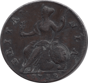 1732 HALFPENNY ( VF ) - Halfpenny - Cambridgeshire Coins