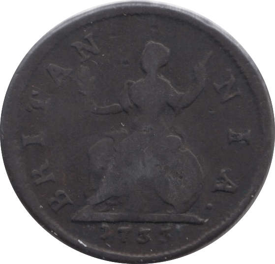 1733 FARTHING ( GF ) - Farthing - Cambridgeshire Coins