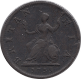 1733 FARTHING ( GF ) - Farthing - Cambridgeshire Coins