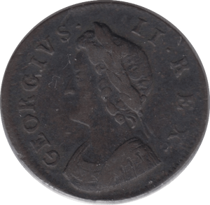 1733 FARTHING ( GF ) - Farthing - Cambridgeshire Coins